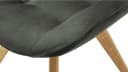 Massivart Polsterstuhl Belfast Anthrazit Microfaser Wildeiche Bild 5