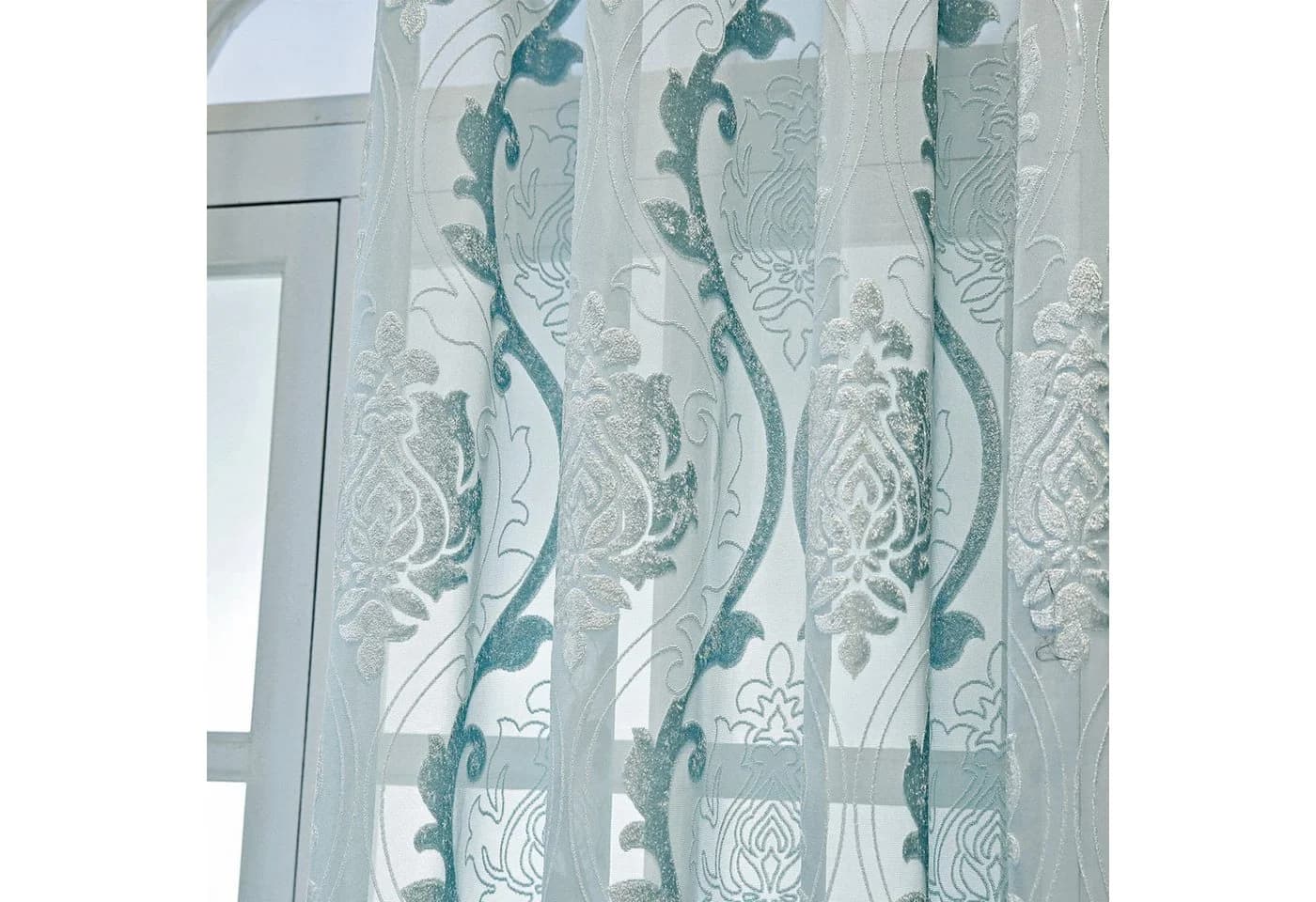 M&W DAS DESIGN Vorhang Mit Ösen Klassisches Muster Polyester - Bild 4