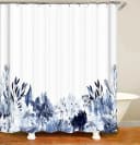 M&W DAS DESIGN Duschvorhang 180x200cm Blumenmuster Bild 3