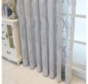 M&W DAS DESIGN Vorhang mit Ösen 140x245 cm Blumenmuster Bild 1