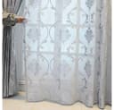 M&W DAS DESIGN Vorhang mit Ösen 140x245 cm Blumenmuster Bild 3