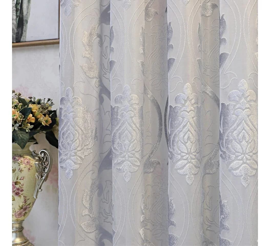 M&W DAS DESIGN Vorhang mit Ösen 140x245 cm Blumenmuster - Bild 5