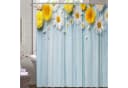 M&W DAS DESIGN Duschvorhang 180x200cm Blumenmuster Bild 1