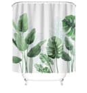 M&W DAS DESIGN Duschvorhang Bananenblätter Grün Polyester Bild 2