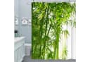 M&W DAS DESIGN Duschvorhang Bambusmuster 180x200 cm Bild 3