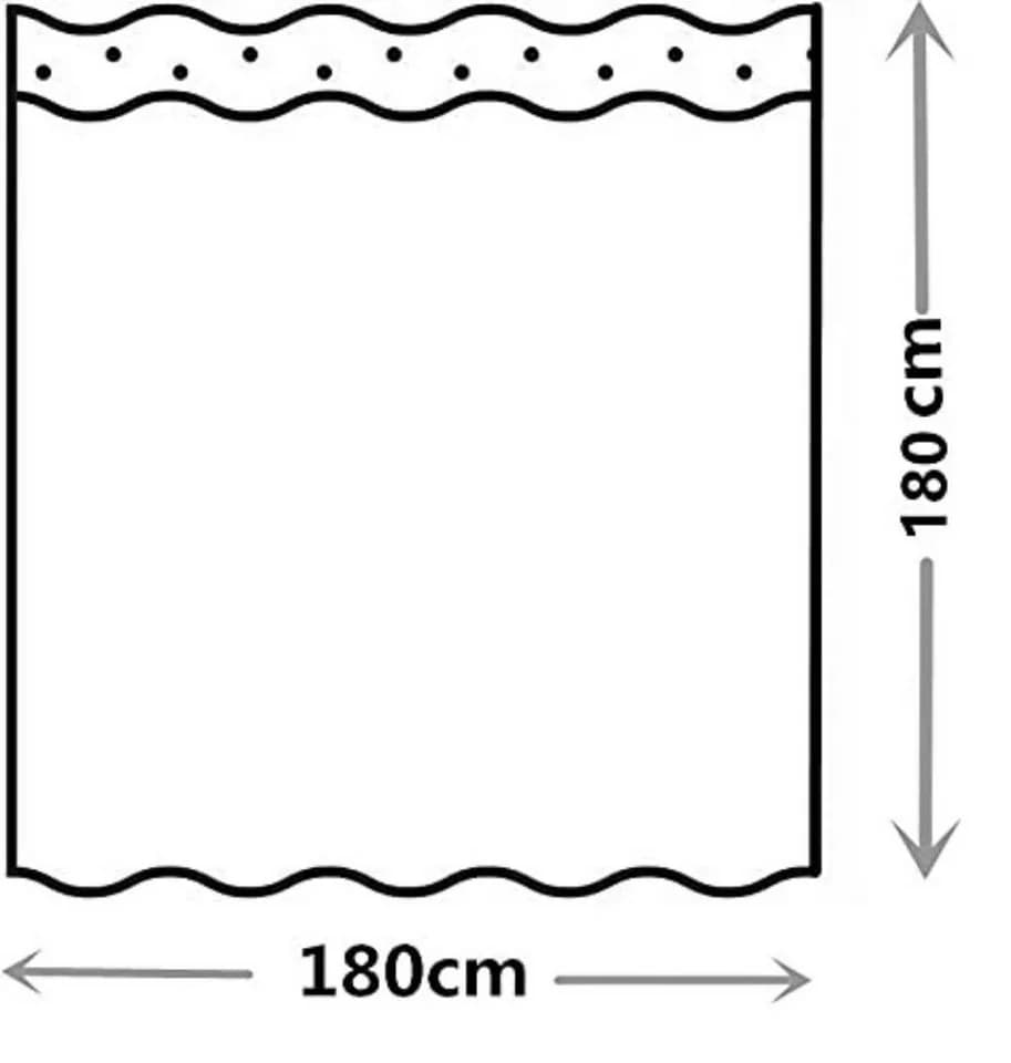 M&W DAS DESIGN Duschvorhang Bambusmuster 180x200 cm - Bild 4
