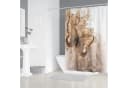 M&W DAS DESIGN Duschvorhang 180x200 Gold Schmetterling Bild 1