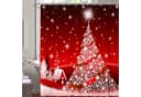 M&W DAS DESIGN Duschvorhang 180x200 cm Weihnachtlich Bild 2