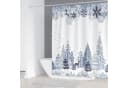 M&W DAS DESIGN Duschvorhang Weihnachten 180x200cm Polyester Bild 3