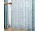 M&W DAS DESIGN Vorhang Mit Ösen Blumenmuster Hellblau Bild 4