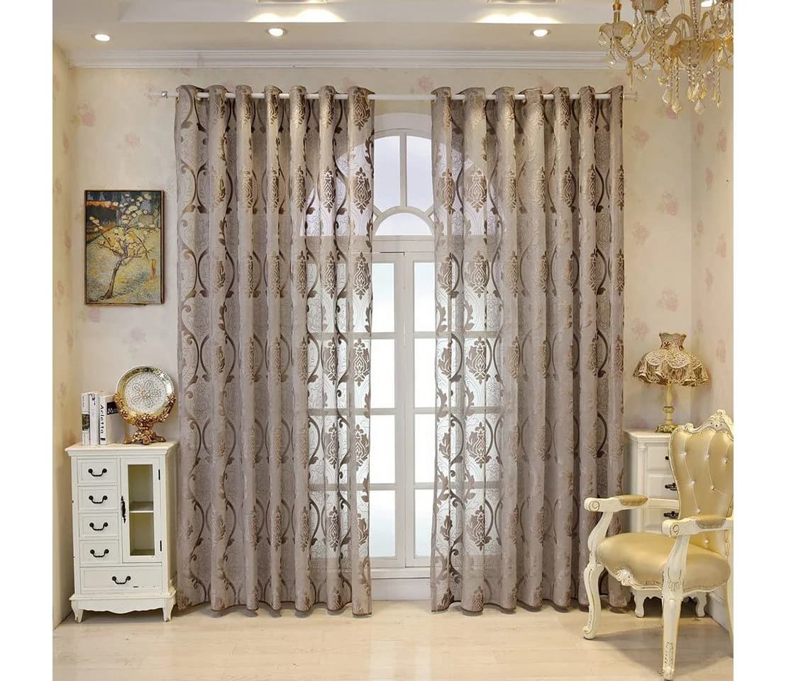 M&W DAS DESIGN Vorhang 200x245 cm Wohnzimmer Schlafzimmer Mit Ösen - Bild 2