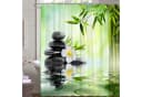 M&W DAS DESIGN Duschvorhang 180x200cm Shower curtains Anti schimmel Waschbar Breite 120 cm Bild 2