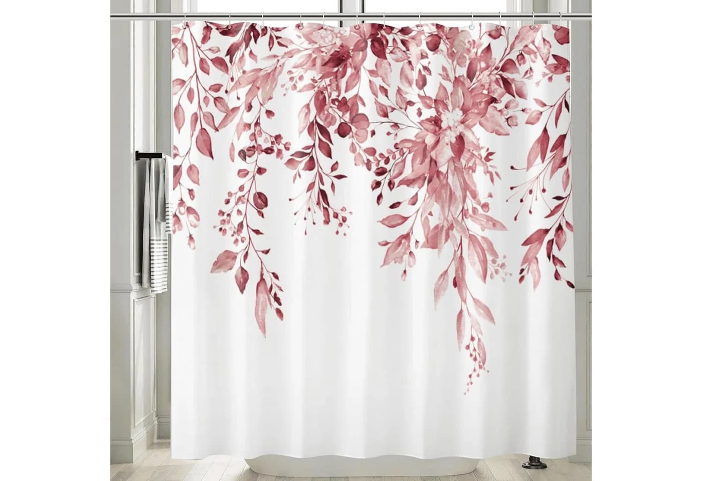 M&W DAS DESIGN Duschvorhang 180x200 Shower curtains Anti schimmel Duschvorhang waschbar - Bild 2