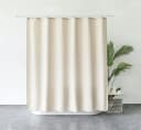 M&W DAS DESIGN Duschvorhang Beige Wasserdicht Schimmelresistent Bild 2