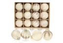 M&W DAS DESIGN Weihnachtsbaumkugel Christbaumschmuck Outdoor 8CM Bild 2