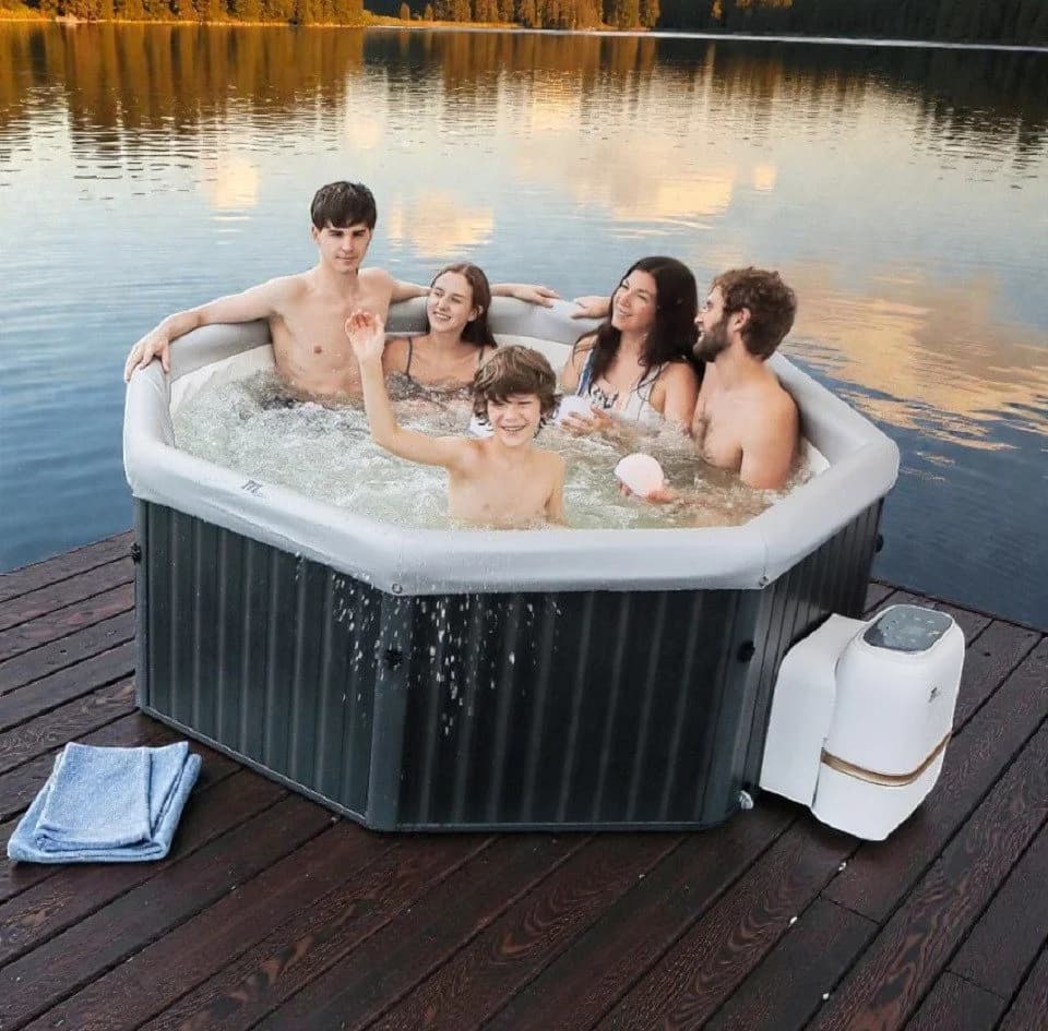 MSpa Whirlpool TUSCANY XXL 193cm Frame Pool mit UVC & App - Bild 3