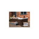 MSpa Whirlpool Frame TRIBECA XXL inkl. MSPA App, UVC, WiFi Holz-Optik Bild 1