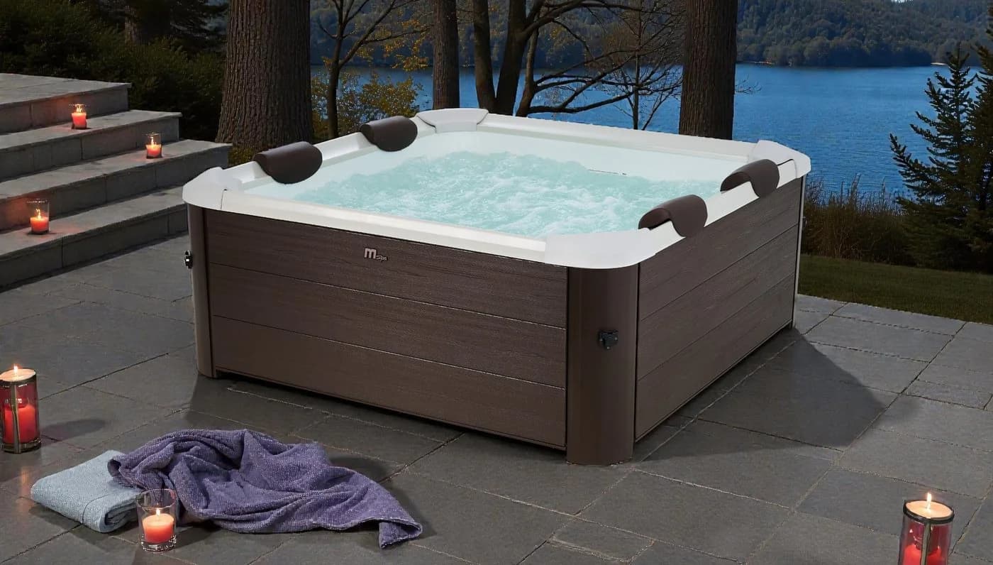 MSpa Whirlpool Frame TRIBECA XXL inkl. MSPA App, UVC, WiFi Holz-Optik - Bild 2