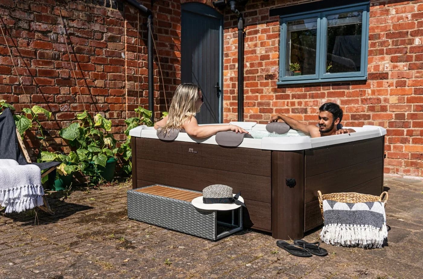 MSpa Whirlpool Frame TRIBECA XXL inkl. MSPA App, UVC, WiFi Holz-Optik - Bild 5