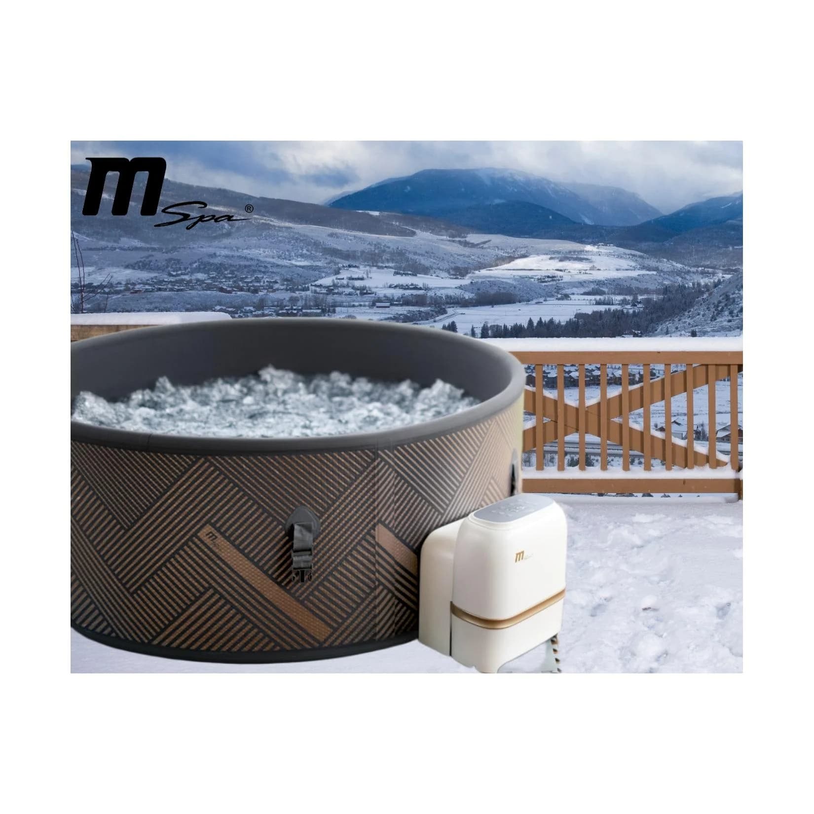 MSpa Whirlpool MONO ECO 2026 - 6 Personen inkl. App + 138 Luftdüsen