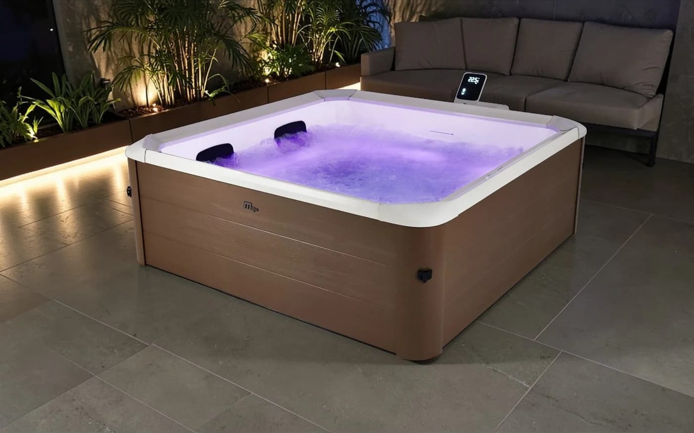 mSpa Whirlpool Amber AERO PLUS XXL 6 Personen LED UVC WiFi - Bild 3