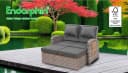 Endorphin Gartenlounge-Set Gartensofa Bahia Tobago Bild 3