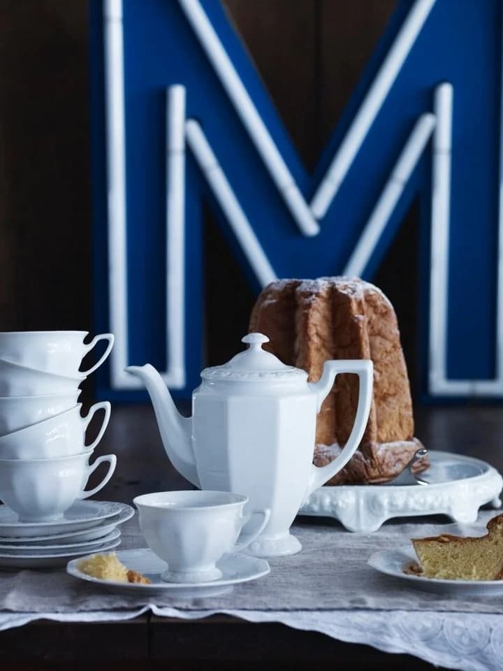 Rosenthal Geschirr-Set Maria Weiss Becher mit Henkel 6-teilig Weiß - Bild 3
