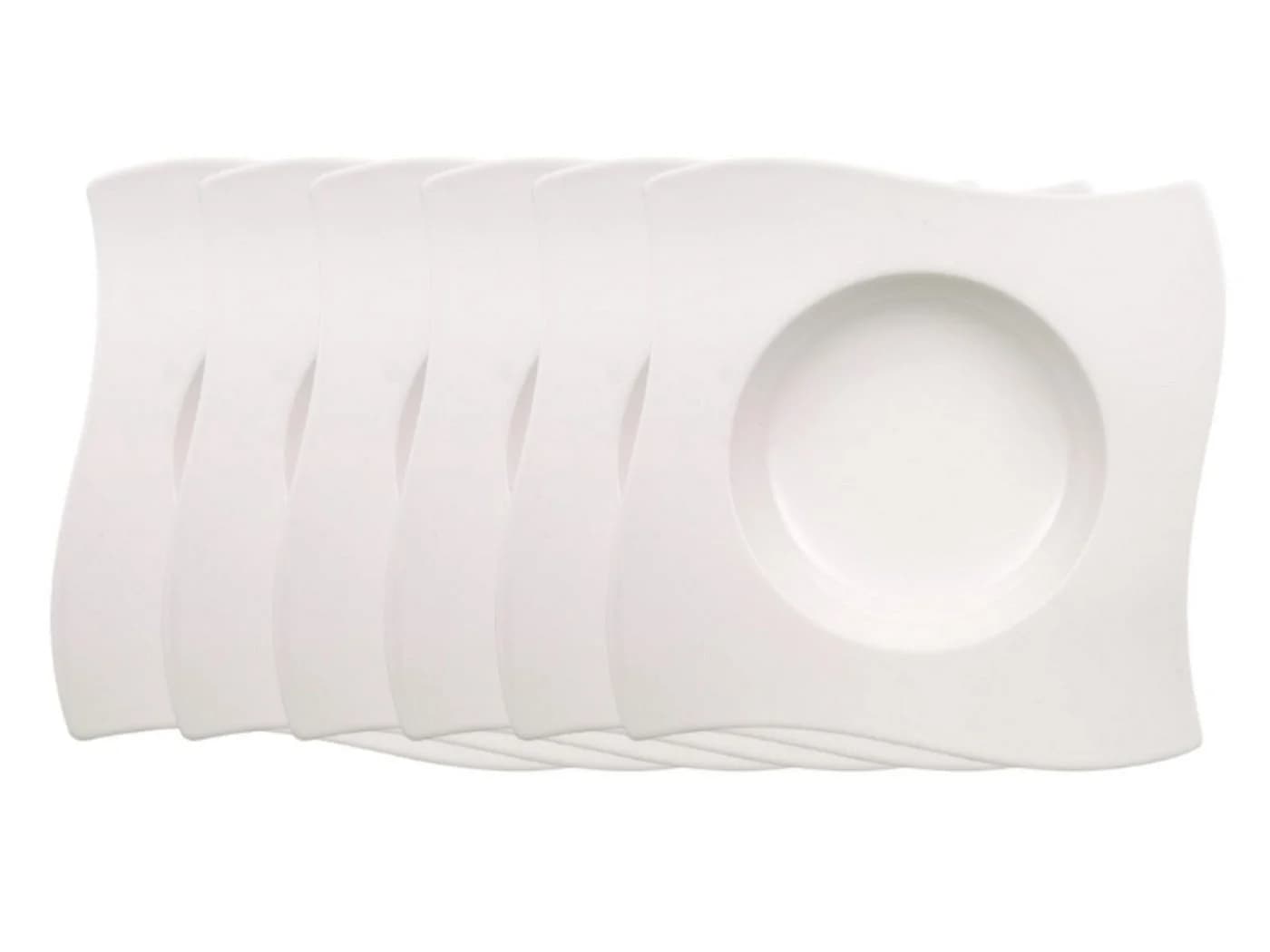 Villeroy & Boch Suppenteller New Wave 24 cm Set 6 weiß - Bild 2