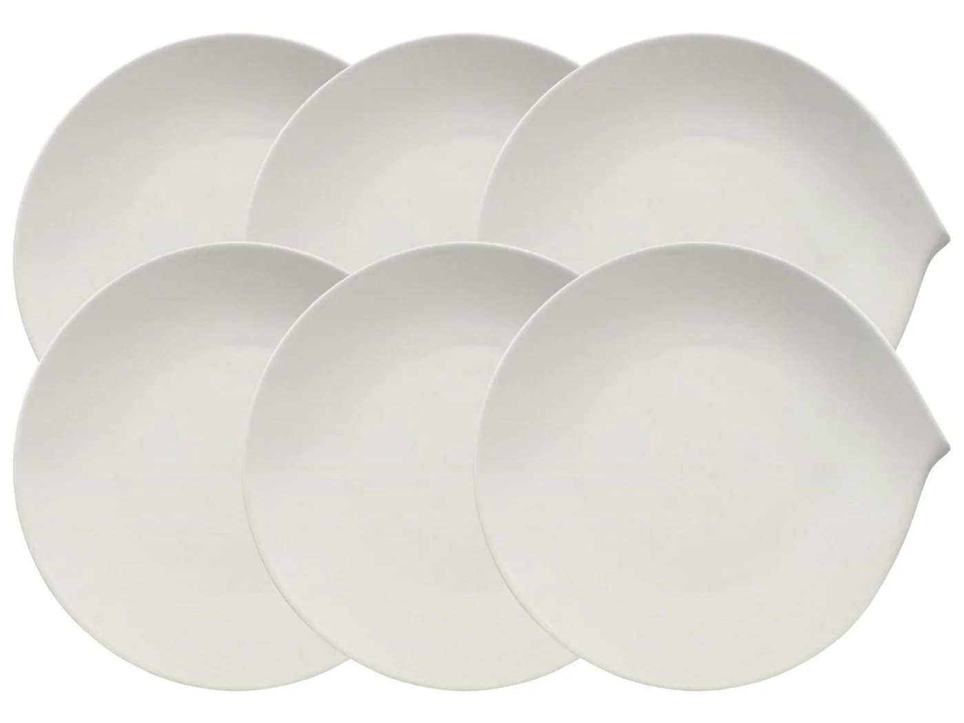 Villeroy & Boch Flow Speiseteller 28cm 6er Set Weiß Premium Porzellan - Bild 2