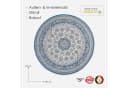 DomDeco In- & Outdoor Teppich Rund Finn Blau 120cm Bild 4