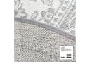 DomDeco Teppich Finn Grau Rund 120cm In- & Outdoor Bild 3