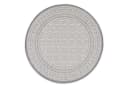DomDeco Outdoorteppich FINN - Y Rund Grau Bild 2