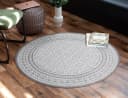DomDeco Outdoorteppich FINN - Y Rund Grau Bild 3