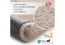 DomDeco Hochflor-Teppich LOOMA Mokka Modern Bild 1