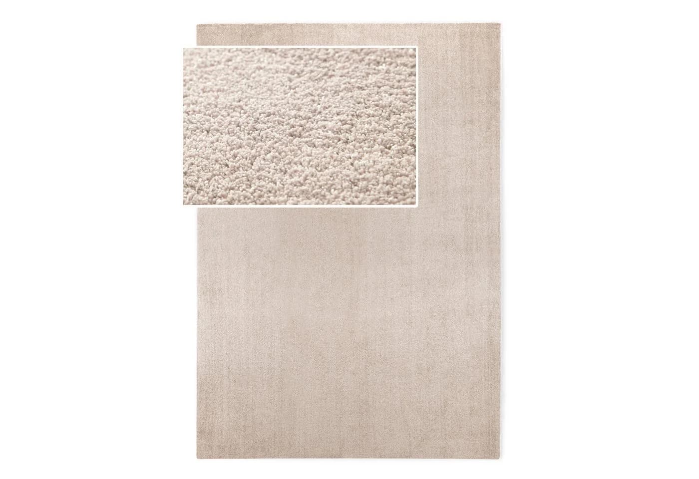 DomDeco Hochflor-Teppich LOOMA Mokka Modern - Bild 2