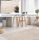 DomDeco Hochflor-Teppich LOOMA Mokka Modern Bild 3