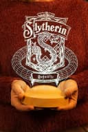 Geschenkelampe LED Nachttischlampe Slytherin Hogwarts Harry Potter 3D Nachtlicht Bild 3