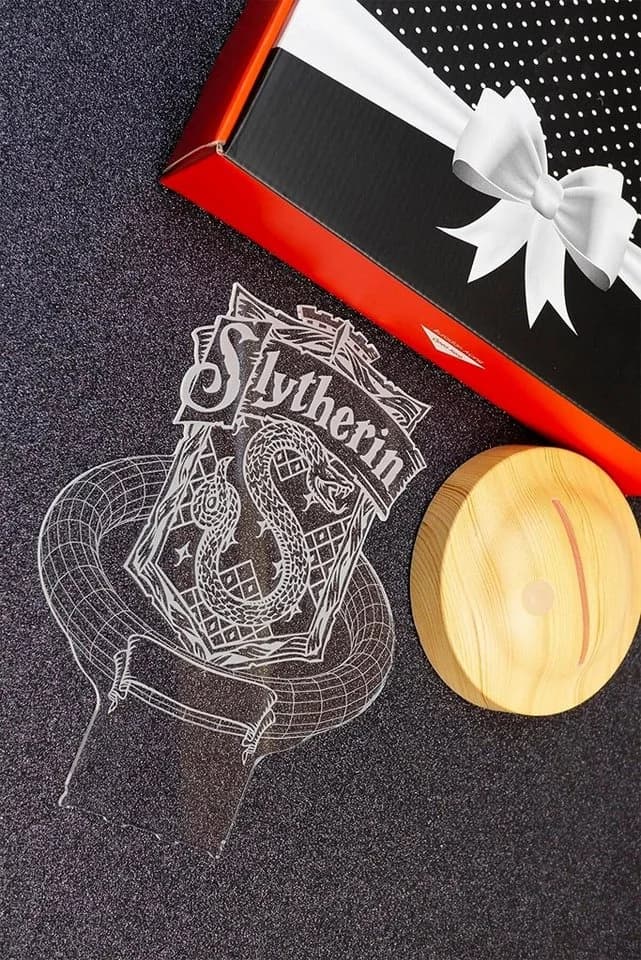 Geschenkelampe LED Nachttischlampe Slytherin Hogwarts Harry Potter 3D Nachtlicht - Bild 5