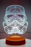 Geschenkelampe LED Nachttischlampe Star Wars Stormtrooper 3D Nachtlicht 7 Farben Bild 1