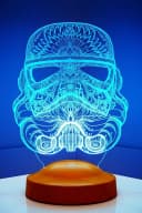 Geschenkelampe LED Nachttischlampe Star Wars Stormtrooper 3D Nachtlicht 7 Farben Bild 3