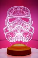 Geschenkelampe LED Nachttischlampe Star Wars Stormtrooper 3D Nachtlicht 7 Farben Bild 5