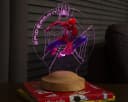 Spiderman 3D Nachtlicht Lampe 7 Farben LED Acryl Bild 3