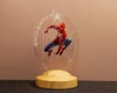 Spiderman 3D Nachtlicht Lampe 7 Farben LED Acryl Bild 5