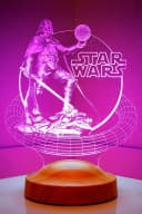 Geschenkelampe LED Nachttischlampe Star Wars Darth Vader 3D Nachtlicht 7 Farben Bild 3