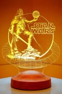 Geschenkelampe LED Nachttischlampe Star Wars Darth Vader 3D Nachtlicht 7 Farben Bild 4
