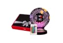 Geschenkelampe LED Nachttischlampe Bitcoin 3D Gravur 7 Farben Bild 2