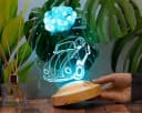 Geschenkelampe LED Nachttischlampe Volkswagen Beetle 3D Nachtlicht Bild 5