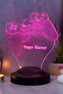 Geschenkelampe LED Nachttischlampe Spielkonsole Joystick 3D Gravur Bunt Bild 3