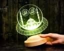 Geschenkelampe LED Moschee Nachtlicht 7 Farben Islamisches Kalligraphie Bild 3