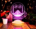 Geschenkelampe LED Moschee Nachtlicht 7 Farben Islamisches Kalligraphie Bild 5